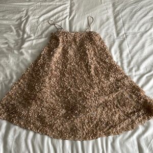 Floral Appliqué Dress